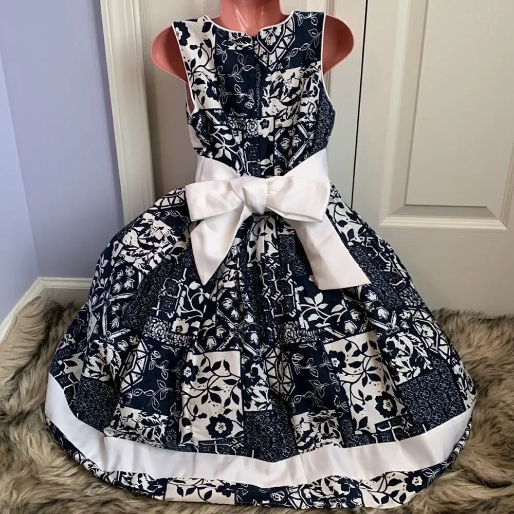 Fashion Girls Sleeveless Formal Dressy Dress 6X